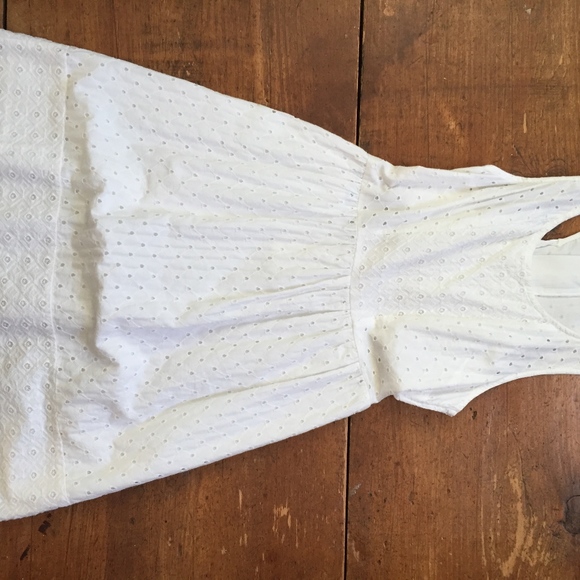 American Eagle White Eyelet Dress with Cutouts - Picture 2 of 4